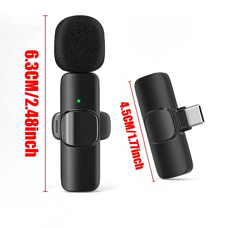 Wireless Lavalier Microphone for iPhone