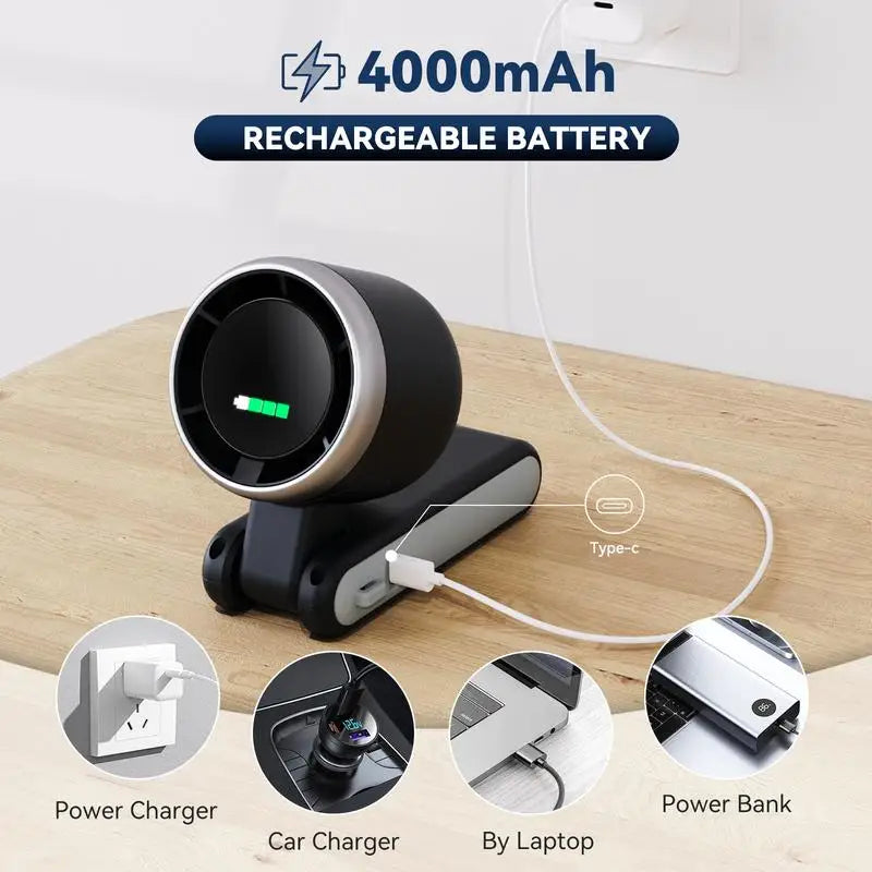 TurboGrip Portable Handheld Cooling Fan