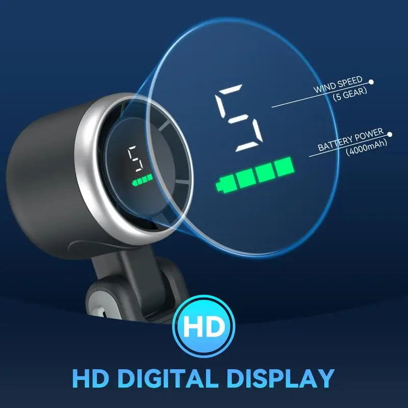 TurboGrip Portable Handheld Cooling Fan